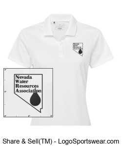 Embroidered NWRA Logo Adidas Ladies' Basic Sport Polo Design Zoom